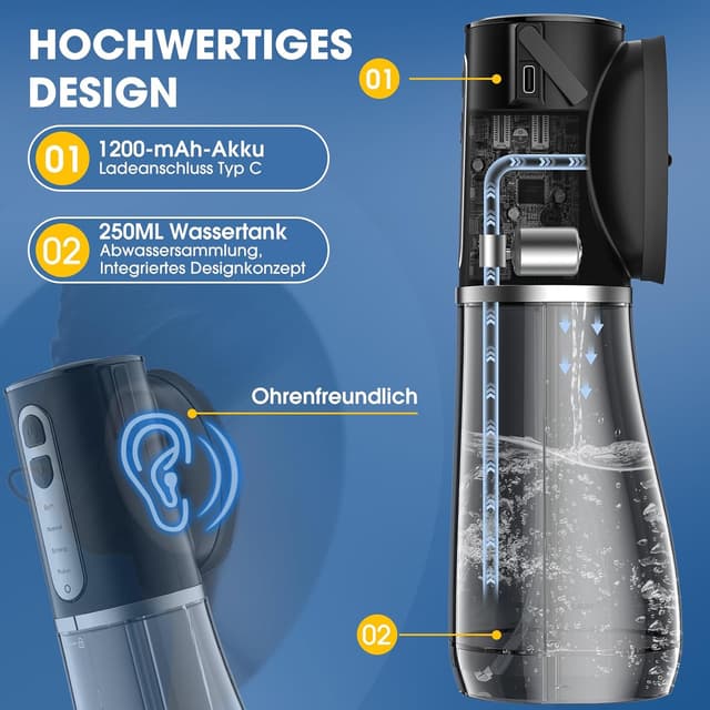 Thumbnail 4 de Ohrenschmalz Entferner Elektrischer Ohrenreiniger 6 Düsen