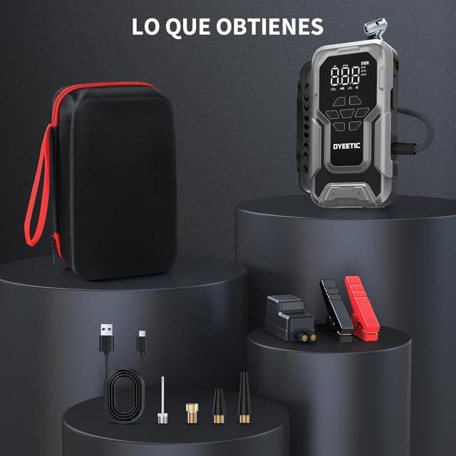 Thumbnail 6 de DYEETIC 6000A arrancador portátil 21800mAh