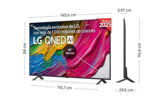 Detalle 2 de LG QNED QNED8E 65" 4K 2025 Smart TV