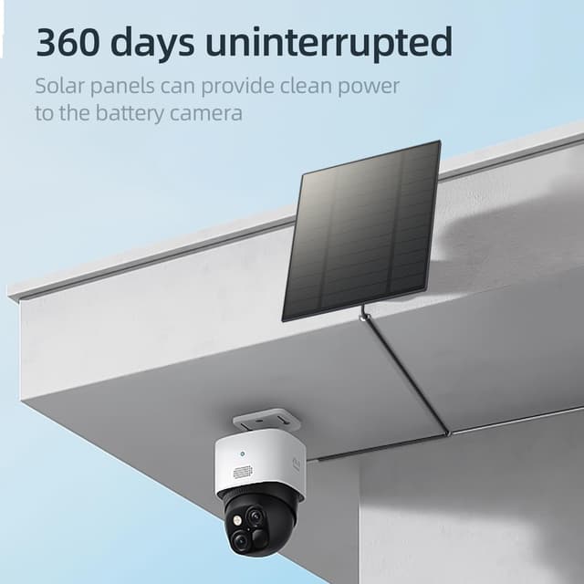 Detalle 2 de 3PC 5W Solar Panel for Security Camera ⚙