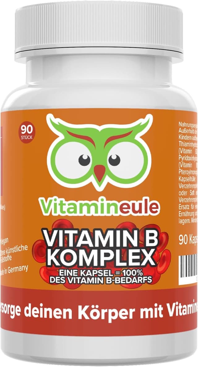 Detalle de Vitamineule Vitamin B Komplex 90 Kapseln đź’Š