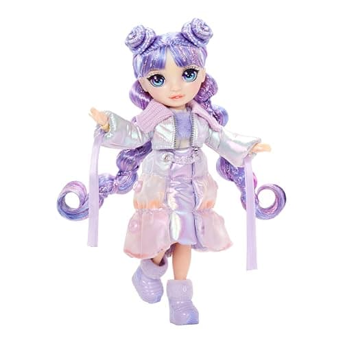 Detalle de RAINBOW HIGH Winter Wonderland Violet 28 cm muñeca