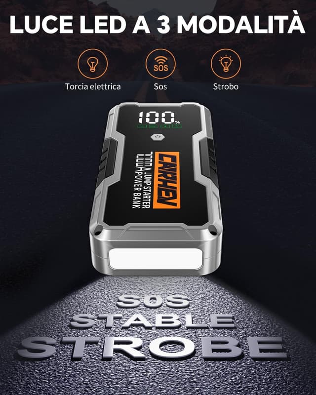 Thumbnail 3 de CARHEV Avviatore Batteria Auto 7000A