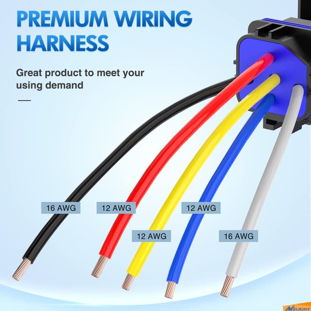 Thumbnail 4 de Nilight 5 Pack Waterproof Relay 40/30 AMP