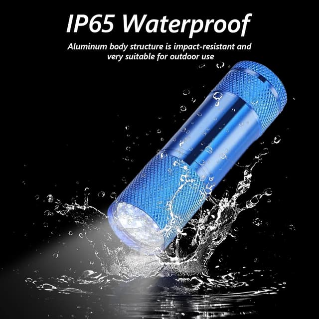 Thumbnail 6 de Set 5 mini torce LED Flintronic per bambini, torcia tascabile impermeabile con batterie AAA incluse