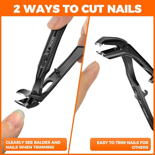 Thumbnail 6 de DRMODE Toe Nail Clippers for Thick Nails, angled head