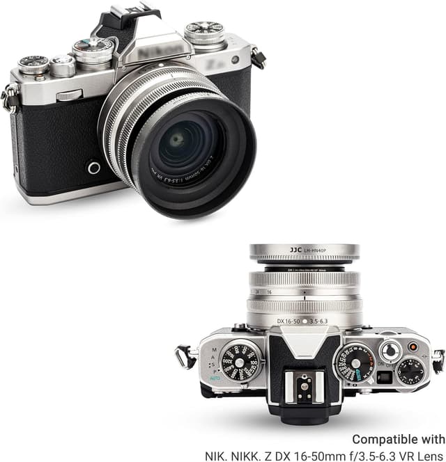 Detalle 2 de JJC HN-40 46mm screw-in lens hood