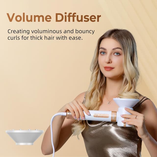 Thumbnail 4 de Secador UKLISS 7 en 1 con Ionizador, Rizador y Difusor 💇♀️