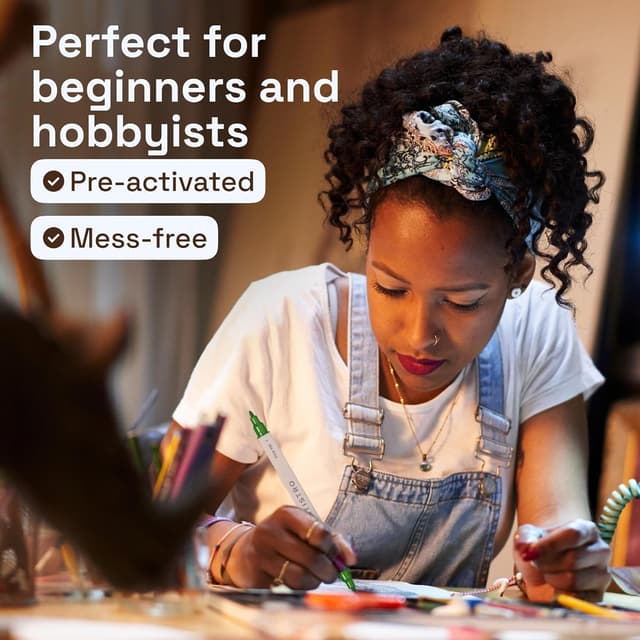 Thumbnail 5 de ARTISTRO 24 Metallic Acrylic Paint Markers 24-pack