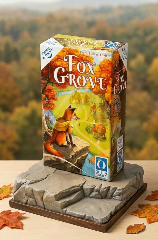 Detalle 1 de Fox Grove DE Version – Kartenspiel von Queen Games für 2–4 Spieler (Familienspiel & Strategiespiel)