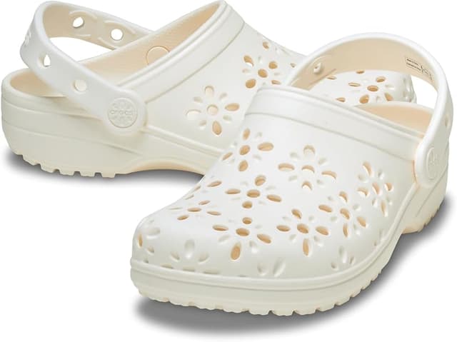 Detalle 2 de Crocs Classic Floral Cut Out Clog Zuecos 23/24 EU