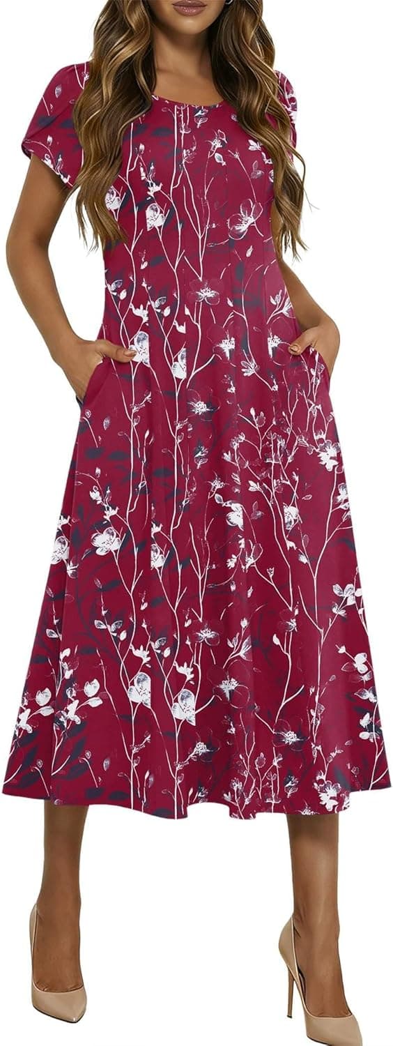 Imagen de HOTOUCH Petal Midi Dress for Women en OfertitasTOP