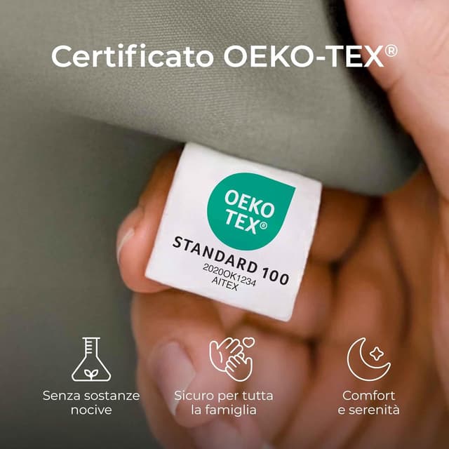 Detalle de Dreamzie Federe 40x60 in cotone rinforzato