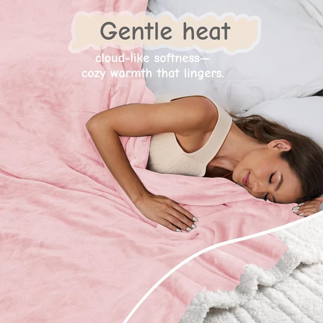 Detalle de Electric Heated Blanket Throw 50"×60"