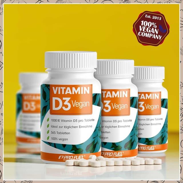 Detalle 2 de Vitamin D3 VEGAN 1000 IE 365 Tabletten