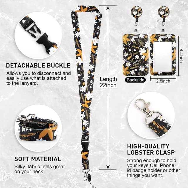 Detalle 2 de Ausweishülle mit Band und drehbarem Karabiner