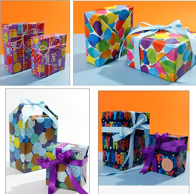 Thumbnail 3 de Trrrioosy Geschenkpapier 4 Rollen 43 cm breit