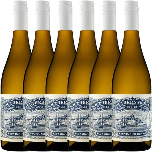 Detalle de Southern Ocean Blanco Sauvignon Blanc New Zealand 6×750 ml 🍷