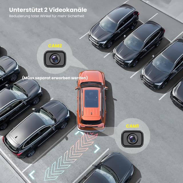 Thumbnail 4 de Foxpark Rückfahrkamera Kabellos 1080P 4,8"