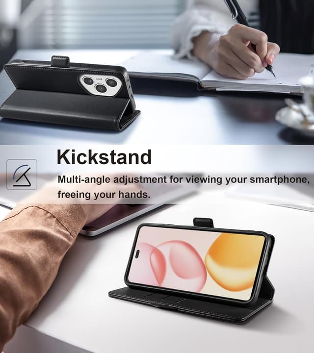 Detalle 2 de Yunubeyii Honor 400 Pro flip case with RFID