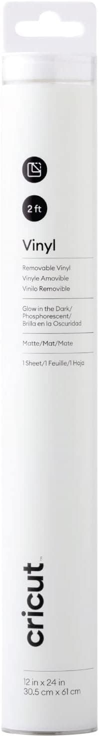 Detalle de Cricut Glow-in-the-Dark Vinyl (Removable) – 12in x 24in roll
