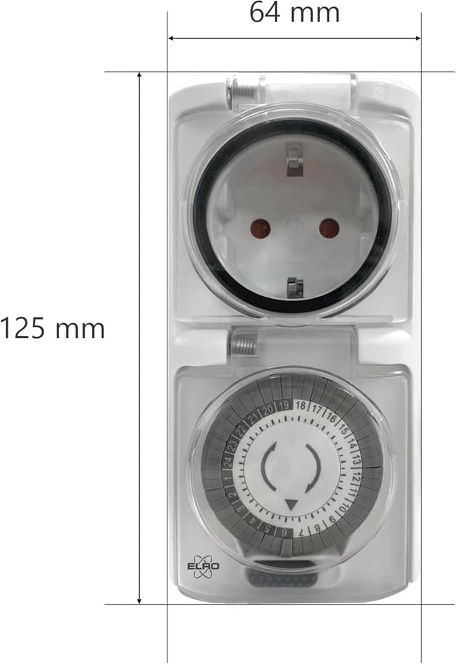 Thumbnail 1 de ELRO TO1500 Interruttore orario meccanico esterno
