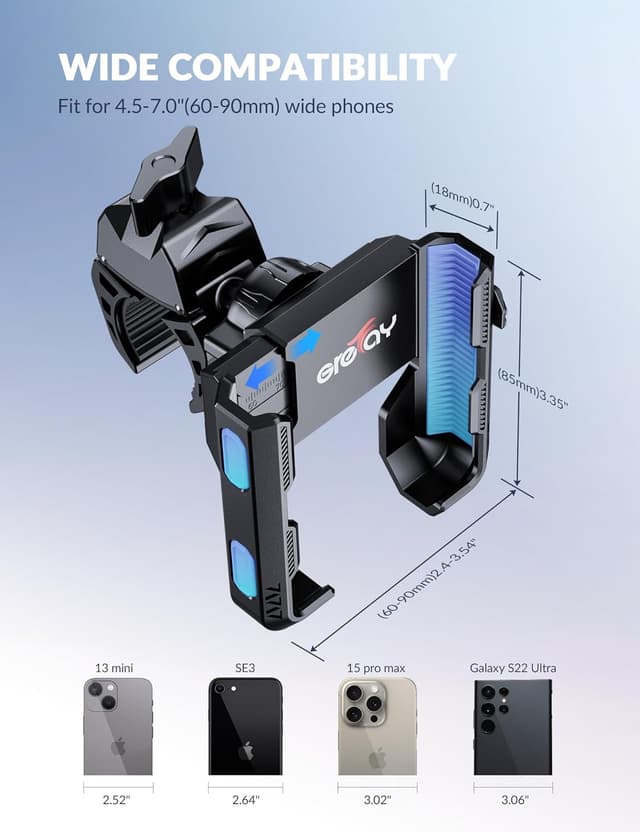 Thumbnail 5 de GREFAY Bike Phone Holder 360° Quick Release