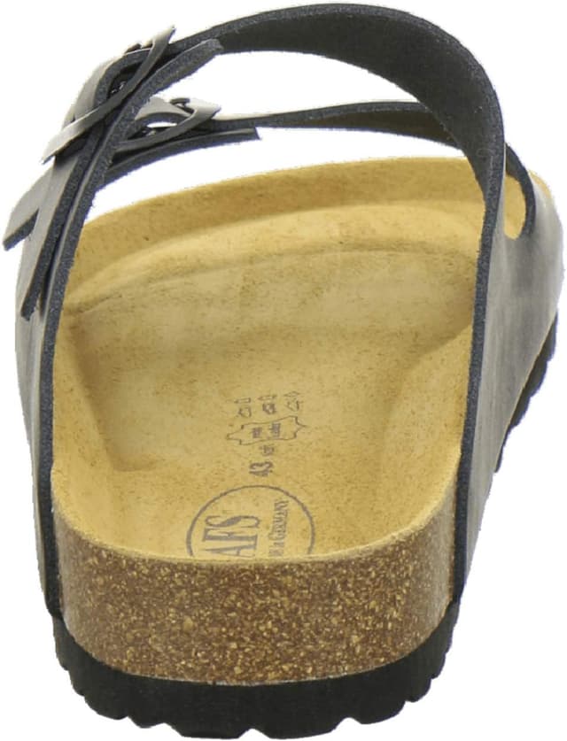Thumbnail 6 de AFS Herren-Pantoletten aus Leder – bequeme Sandalen & Hausschuhe mit verstellbarer Schnalle, Größe 36–50 (Made in Germany)