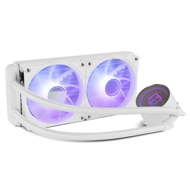 Detalle 2 de NOX HUMMER M-240 ARGB Kit refrigeración líquida 240 mm blanco