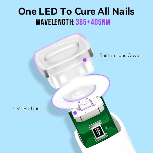 Thumbnail 6 de Makartt Mini UV Nail Light 180mAh
