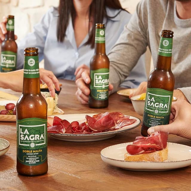 Thumbnail 3 de La Sagra Doble Malta 🍺 - Caja 24 botellas 330 ml