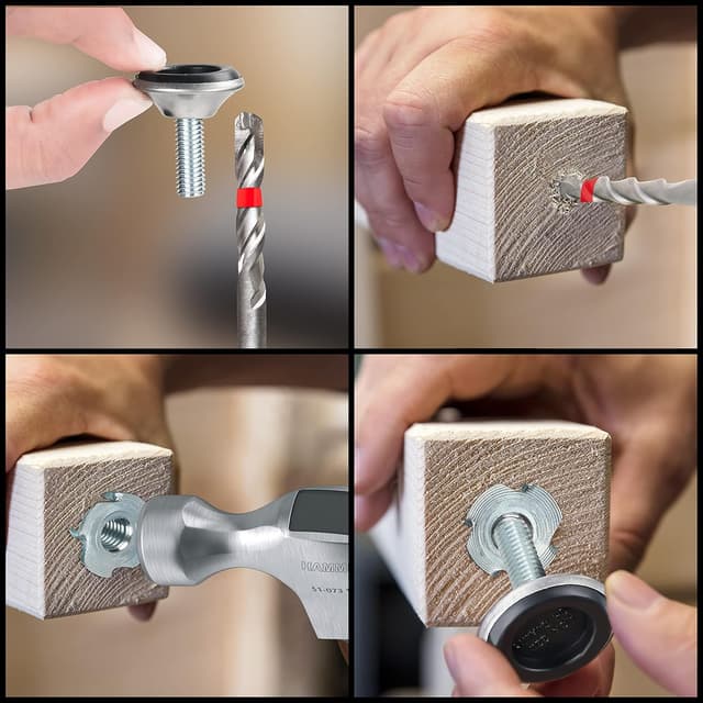 Thumbnail 5 de BELLE VOUS Möbelfüße verstellbare 12 Stück M8