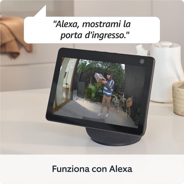 Detalle de Ring videocitofono a batteria con Chime (3ª gen.) – campanello con telecamera senza fili