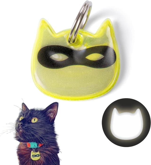 Detalle de Kittyrama Reflective Charm Safety Tag for Cats