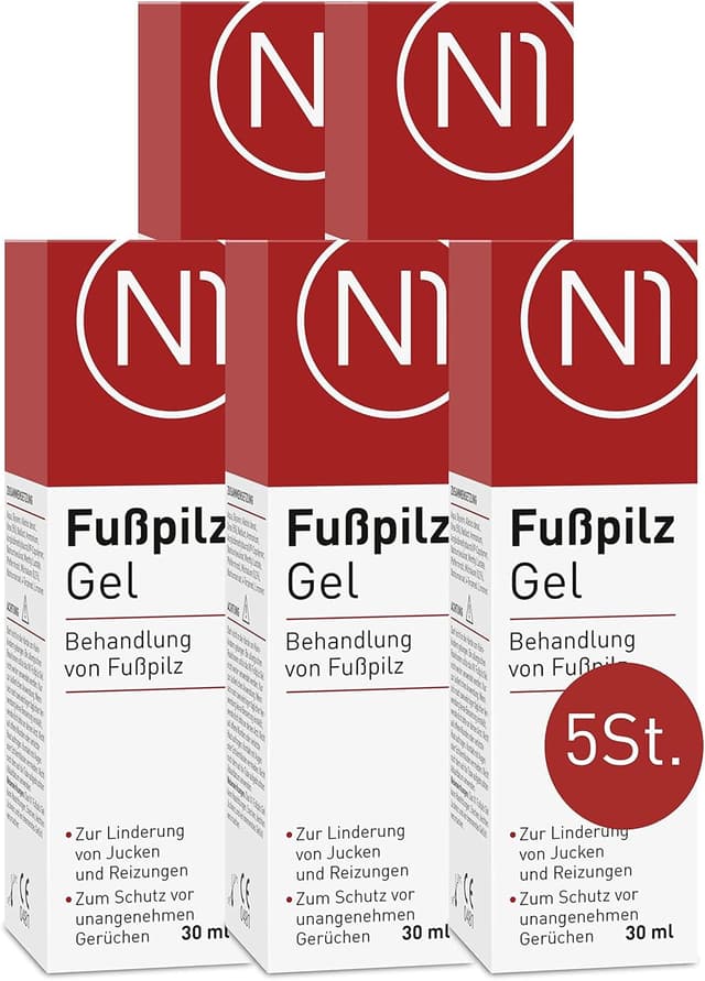 Detalle de N1 Fußpilz Gel 5x30 ml gegen Fußpilz