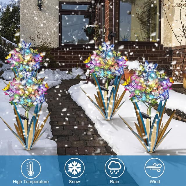 Thumbnail 2 de Homight Solar Garden Sculpture with 3 PCS