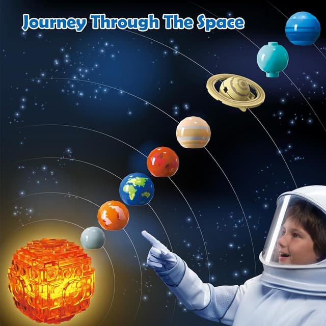 Thumbnail 5 de CUBIMANA Sonnensystem Bauspielzeug 775 Teile