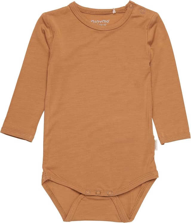 Detalle de MINYMO Unisex Baby Body Ls mit Druckknöpfen – Formender Body aus Bambus-Viskose