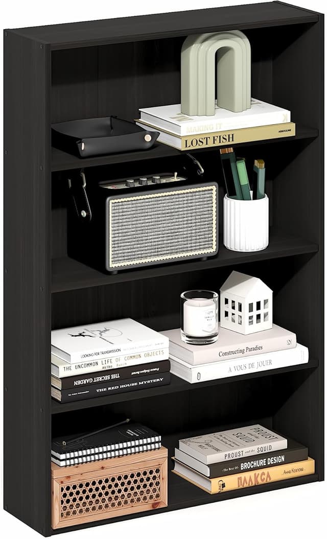 Detalle de Furinno Basic libreria 4 ripiani 6 x 24 x 35