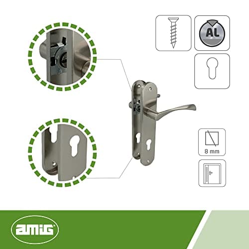 Detalle de Amig ISHI PB85, poignĂ©e en acier, 240 x 45 mm đ