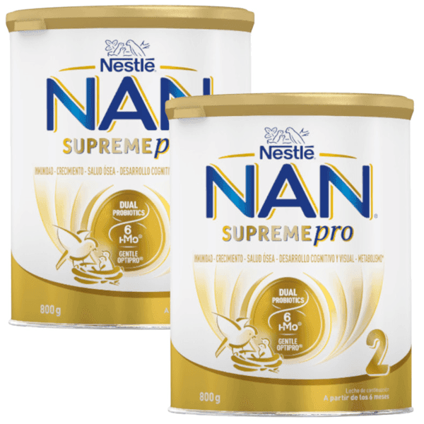 Detalle de Nestlé Nan Supreme Pro 2 leche 2x800 gr