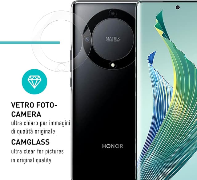 Thumbnail 6 de smartect Pellicola protettiva TPU per Honor Magic 5 Lite (2+2 pezzi) per display e fotocamera