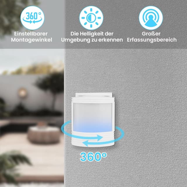 Detalle 2 de PHYSEN Bewegungsmelder Alarm Klingel