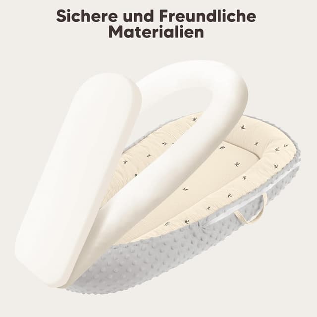 Detalle 2 de Bearmoss Babynestchen 90x55 cm für Babybett