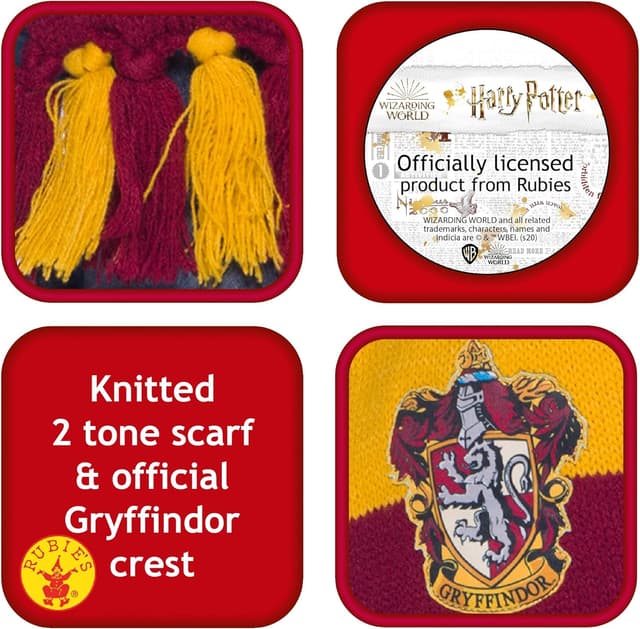 Thumbnail 1 de Rubies Bufanda Gryffindor talla única 🎭