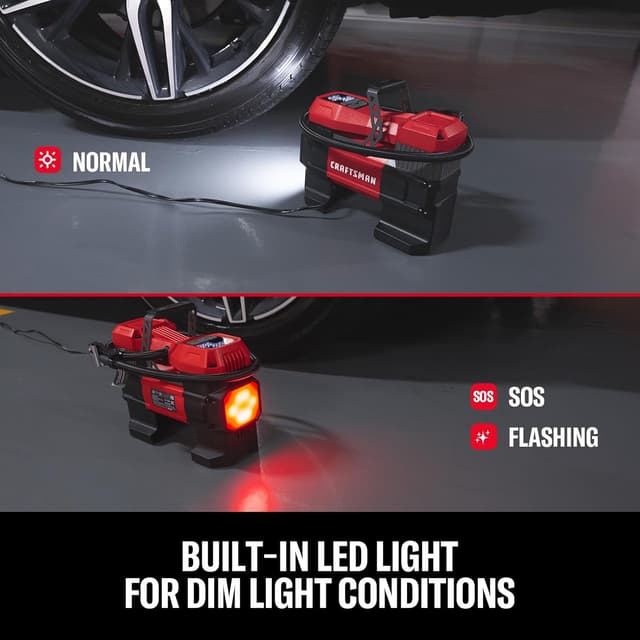 Thumbnail 5 de CRAFTSMAN 12V Portable Tire Inflator 150 PSI