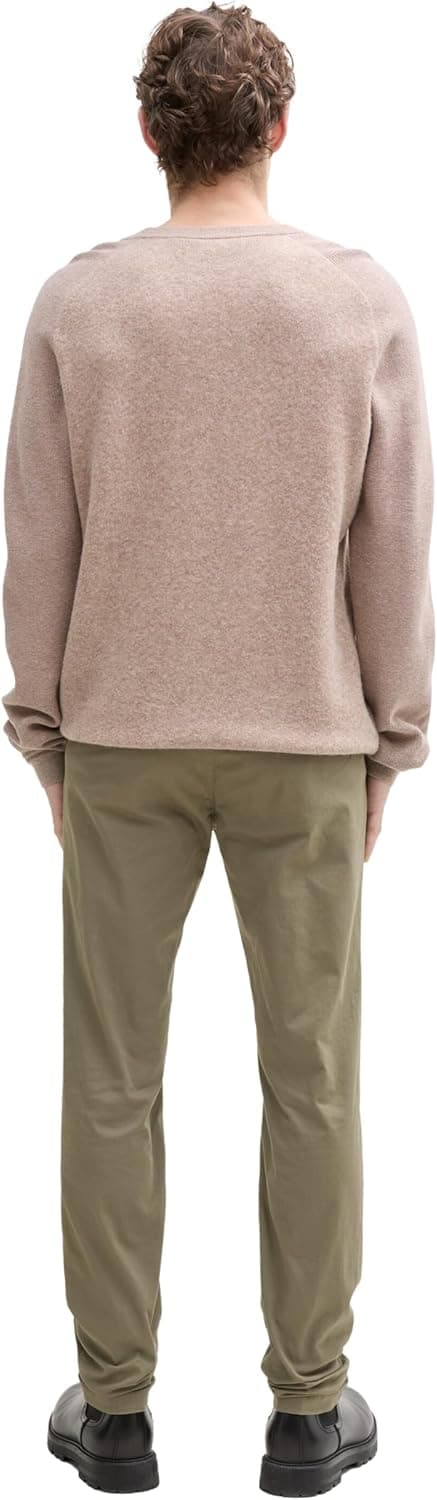 Detalle 2 de TOM TAILOR 1046967 Travis Slim Chino: pantaloni chino da uomo comodi e ben vestiti