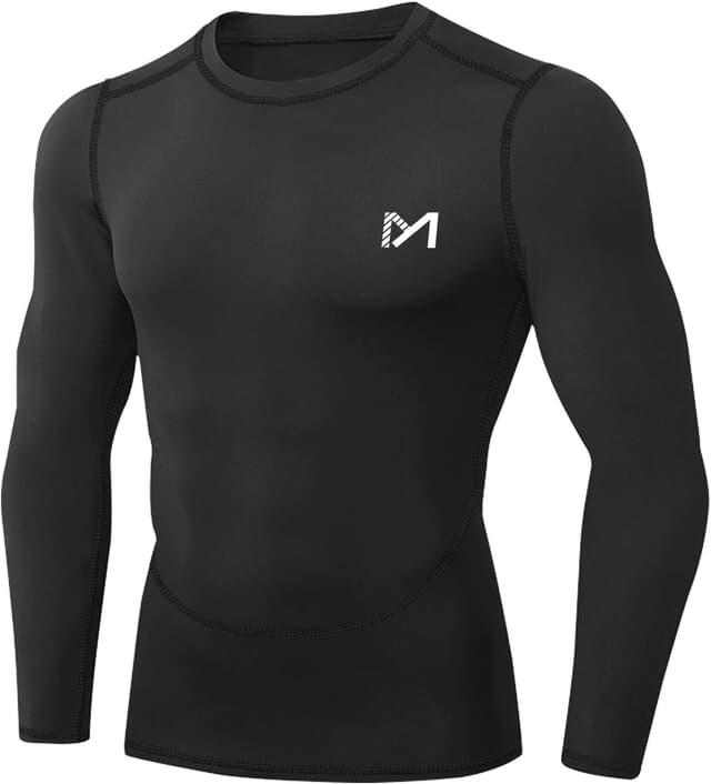 Detalle de MEETYOO Kompressionsshirt Herren Funktionsshirt Langarm