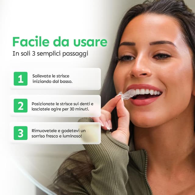 Detalle de Whites Beaconsfield Strisce sbiancanti per denti (28 strisce, 14 giorni) senza perossido