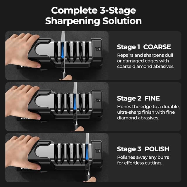 Detalle de Dawnstar S808 Electric Knife Sharpener 20°